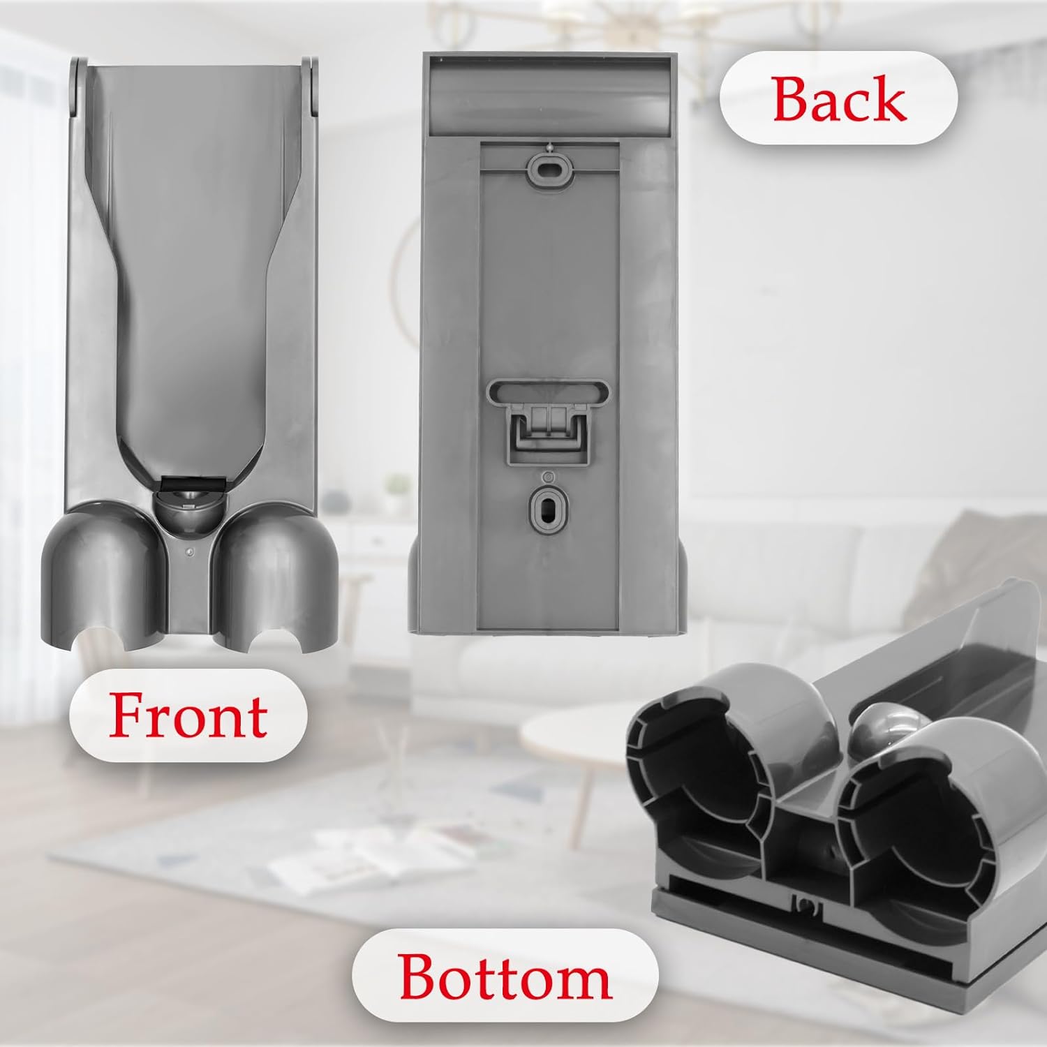 GENUINE Dyson V12 SV30 SV46 Detect Slim Vacuum Wall Mount Docking Station 971666-01