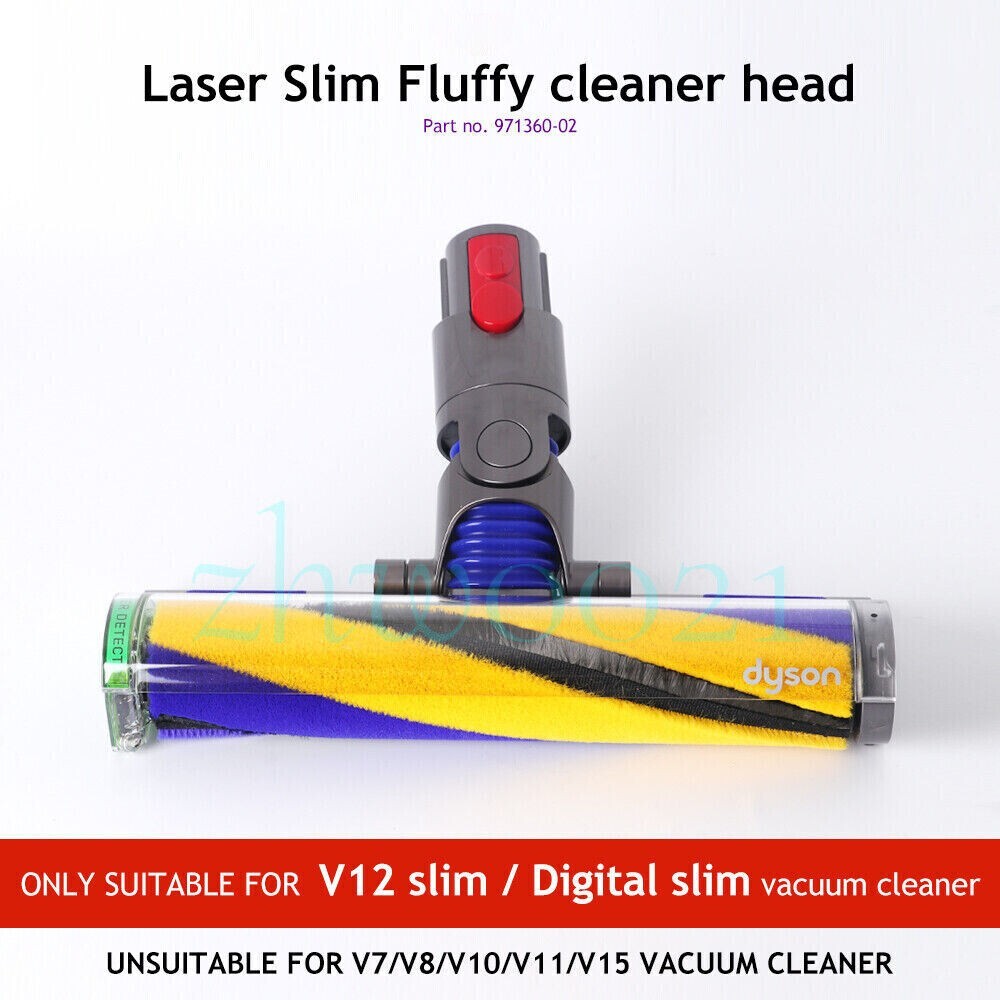NEW Dyson V12 Detect Laser Slim Fluffy Cleaner Head 971360-02 for Digital Slim