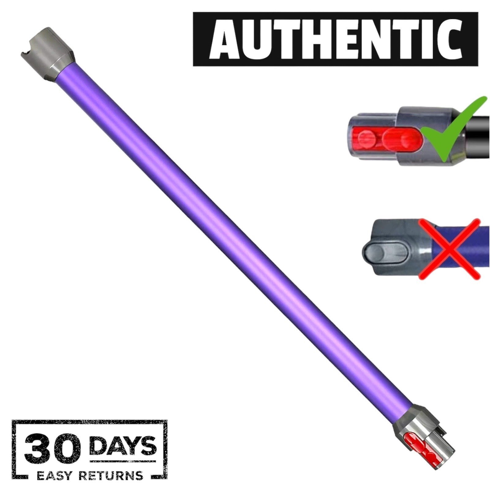 GENUINE DYSON Gen5 Detect  Wand Quick Release Stick Tube Replacement Part Purple