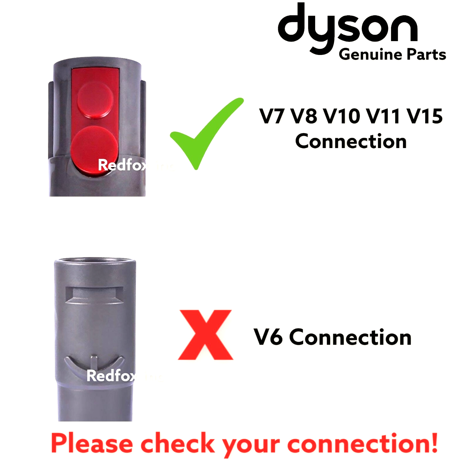 NEW Authentic Dyson V15 Detect Cordless Vacuum Brush Tool Set Attachments  4-Set