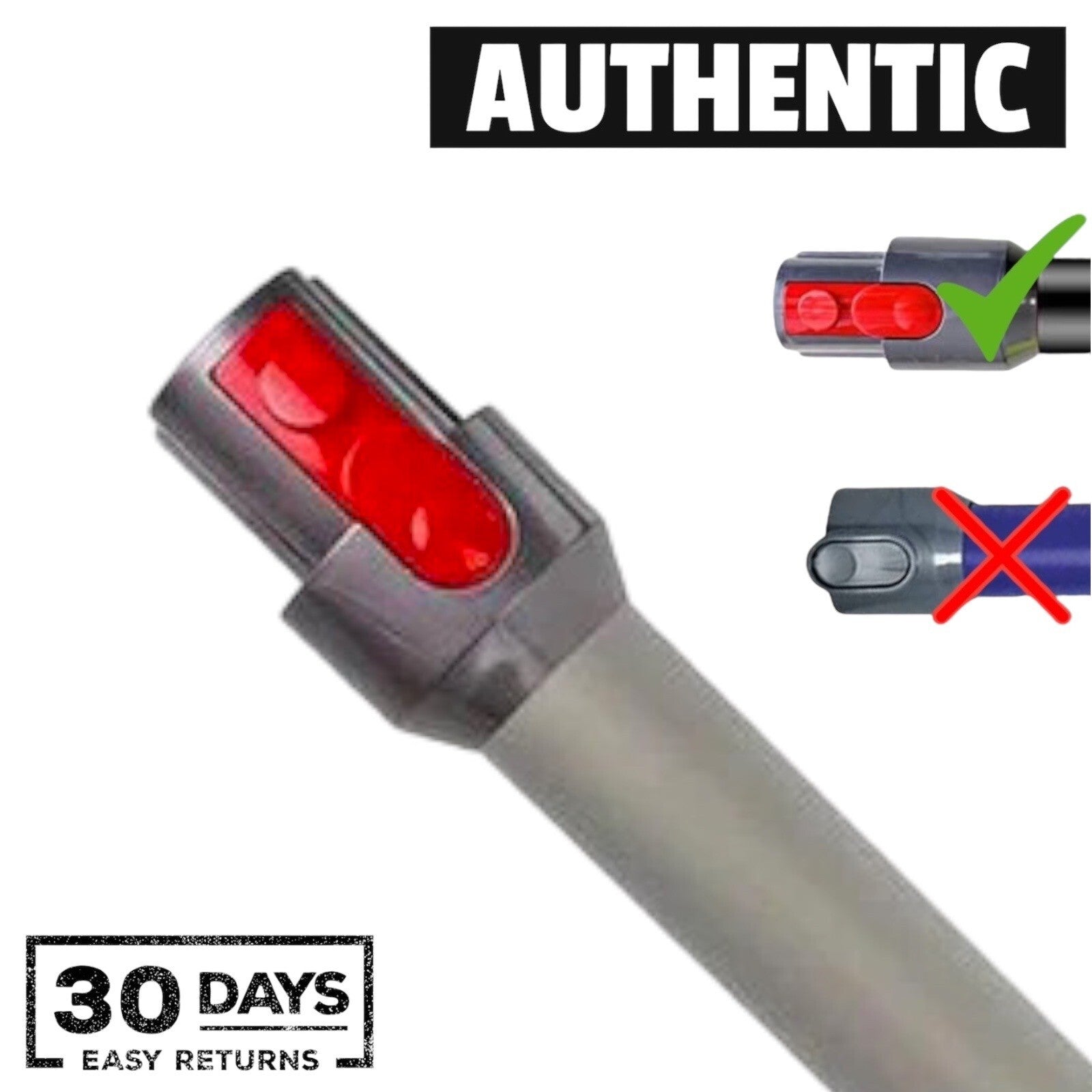 Genuine Dyson Stick Extension Wand Tube V7, V8, V10, V11 Cordless Vacuums Part