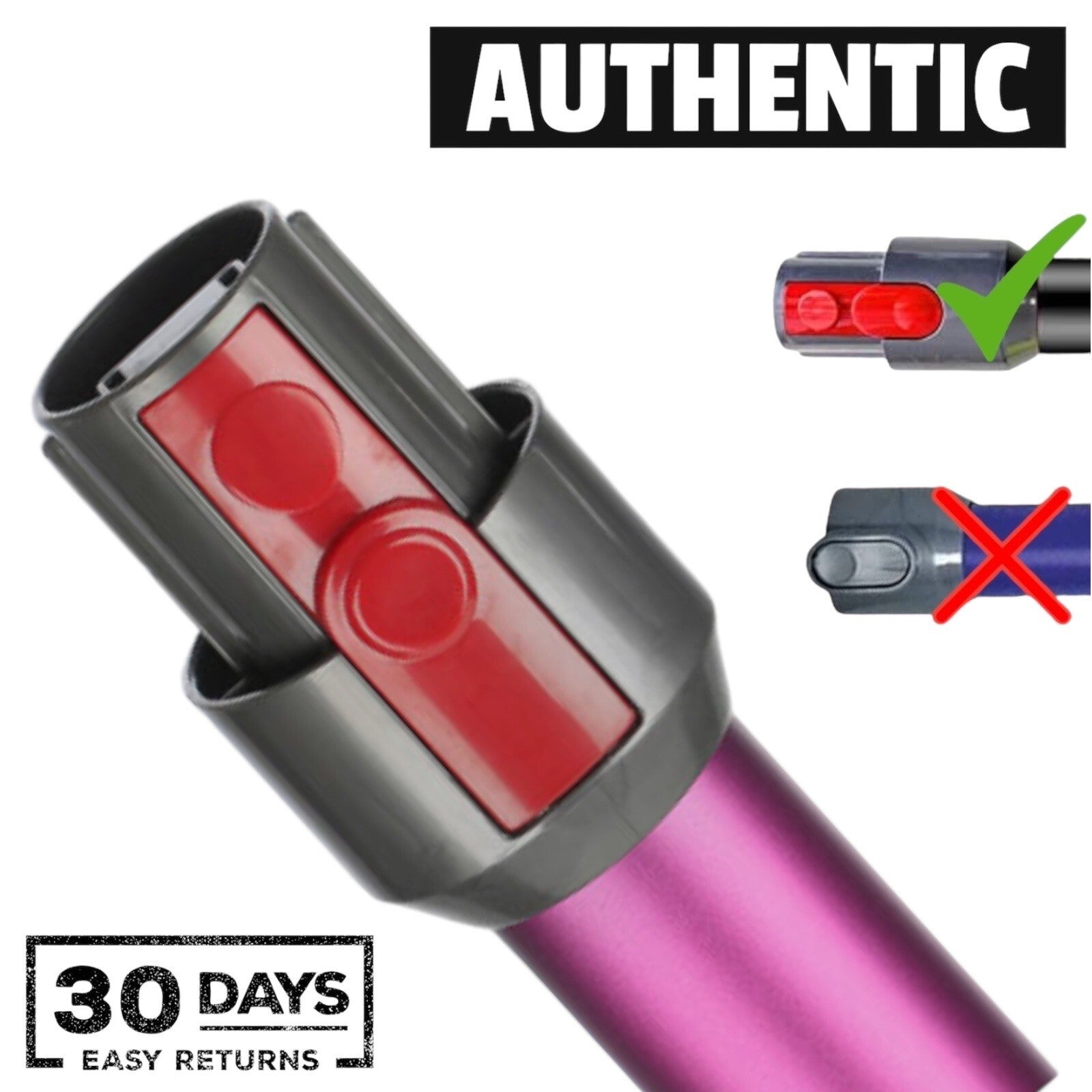 NEW GENUINE DYSON V11 V10 V7 V8 Absolute Animal Wand Quick Release Stick Tube