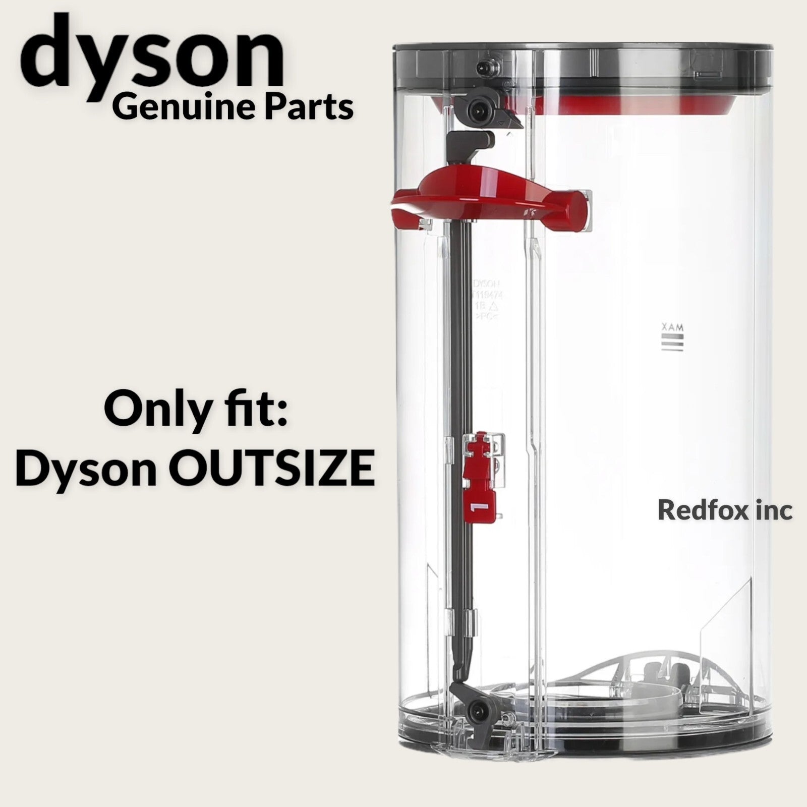 NEW GENUINE DYSON DUST BIN For SV29 & SV16 OUTSIZE+ ABSOLUTE & IRON VACCUUM