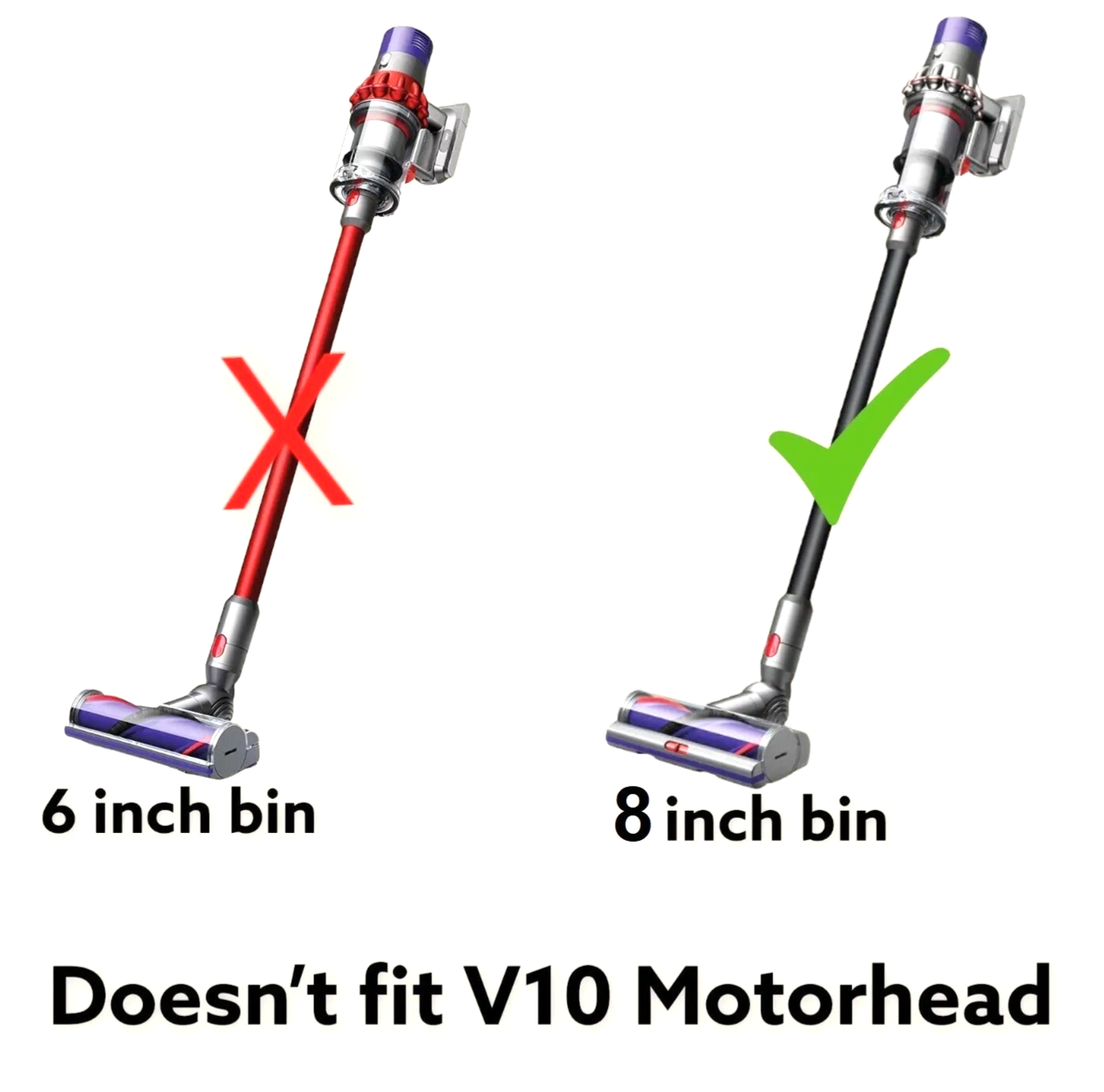 100% Genuine DYSON V10 SV12 Cyclone Animal Absolute Clear Dust Bin READ