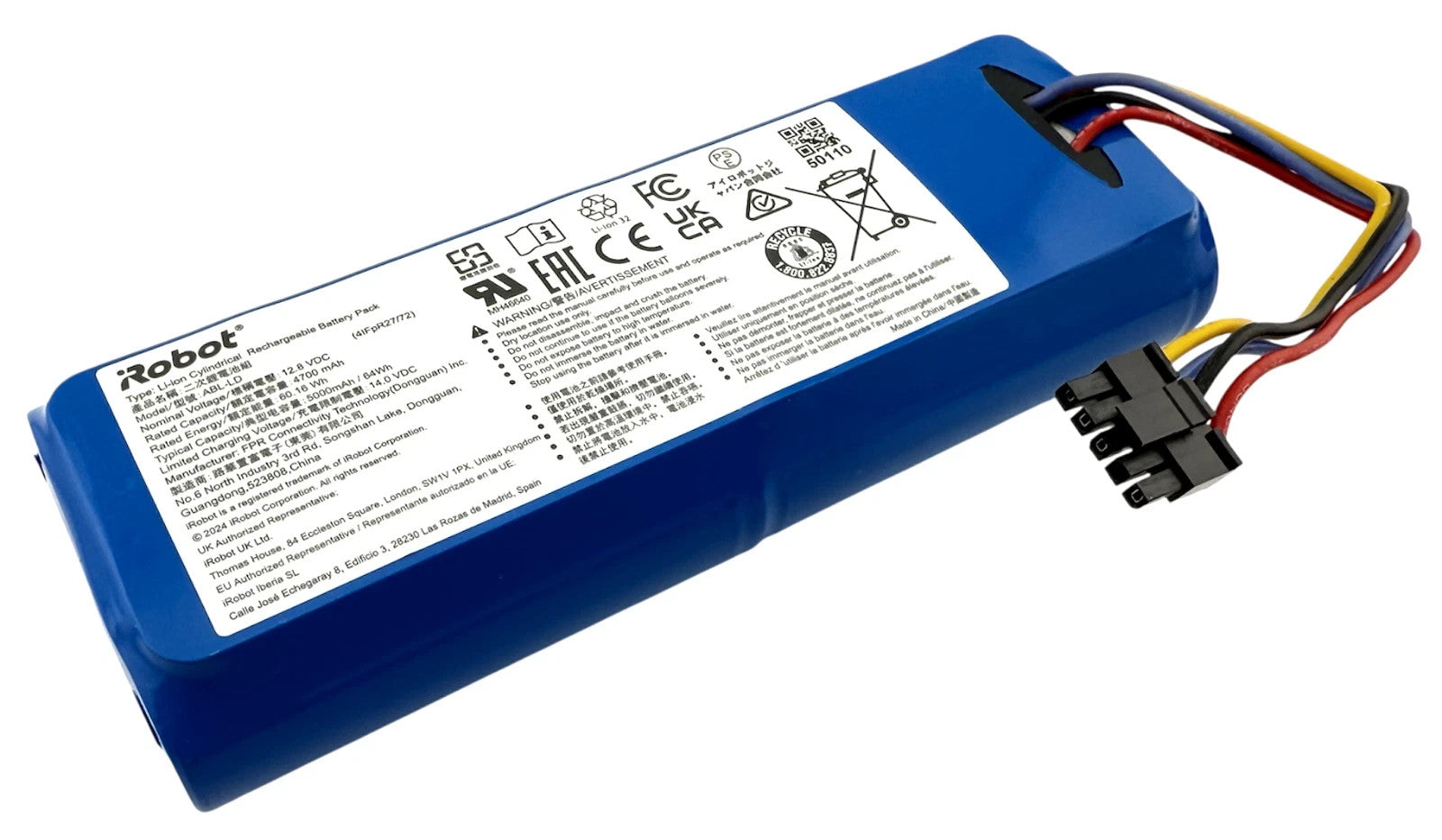 iRobot Roomba Plus 405, 505, Max 705 Combo Mop Vacuum Battery ABL-LD 4700 mAh