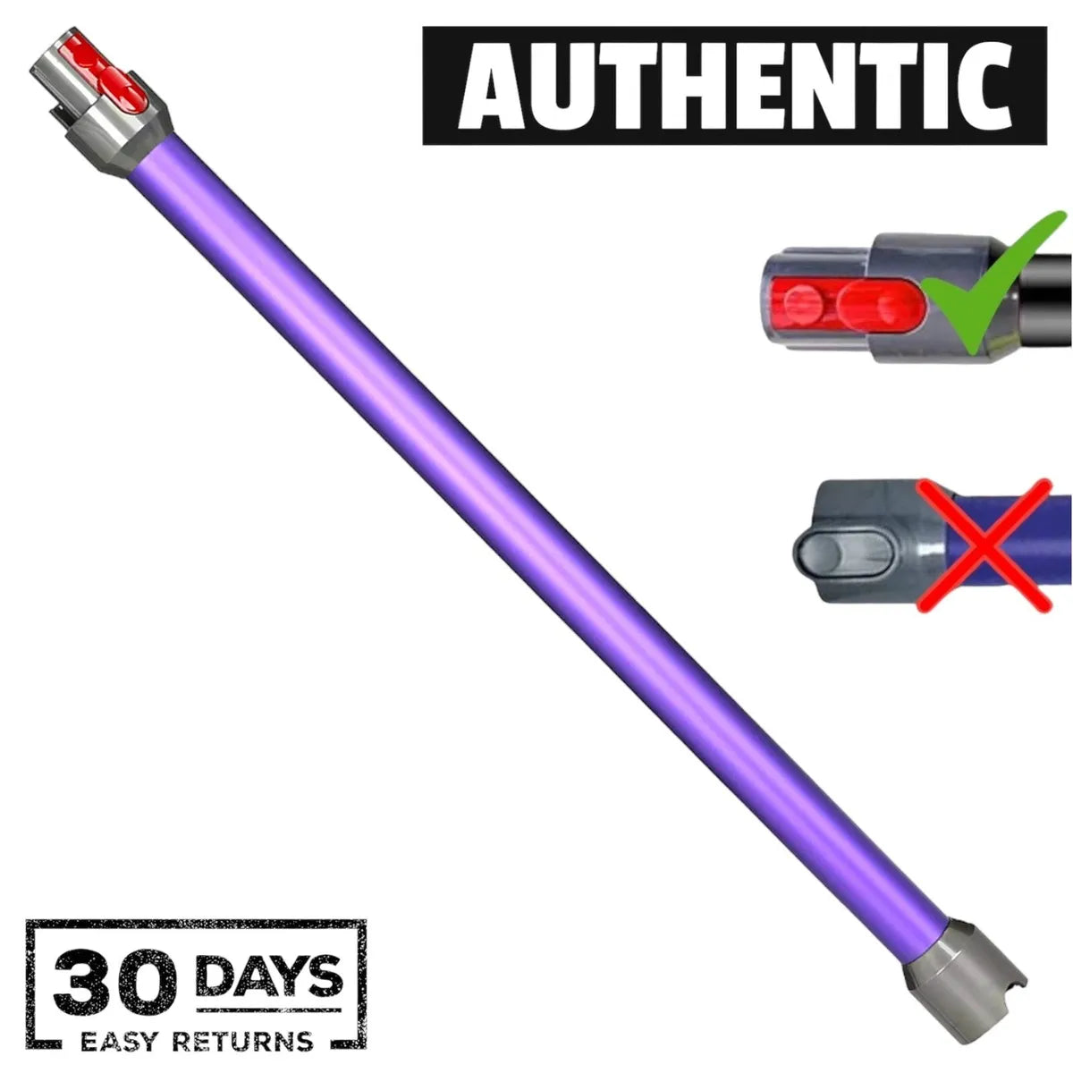 NEW Genuine Dyson Gen5 Detect Wand Quick Release Stick Tube Replacement Part Purple