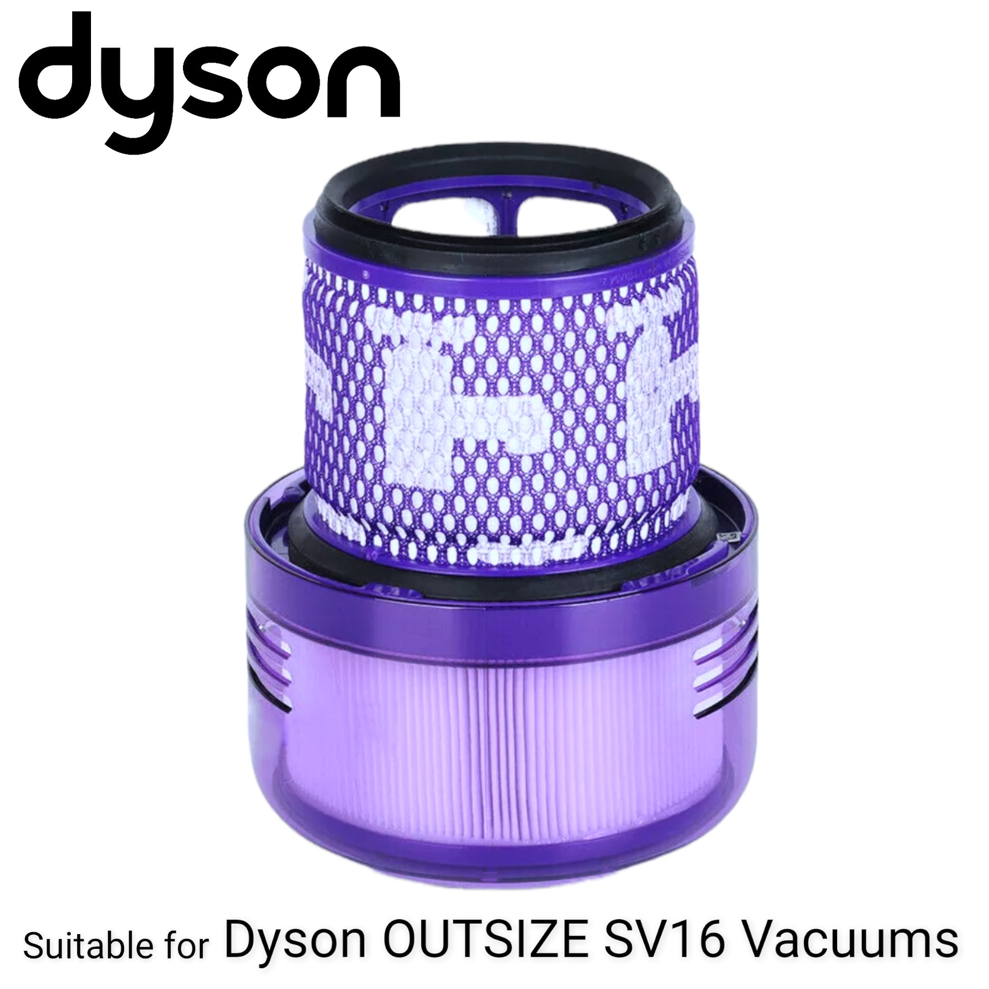 Dyson Outsize+, Dyson filter